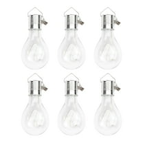 FRCOLOR  6 Pcs Solar Wire Light Outdoor Bulb Chandelier Pendant Lights