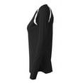 thumbnail image 3 of A4 Teen Ace Long Sleeve Volleyball Jers For Teen Female in Black/White | NG3020, 3 of 3