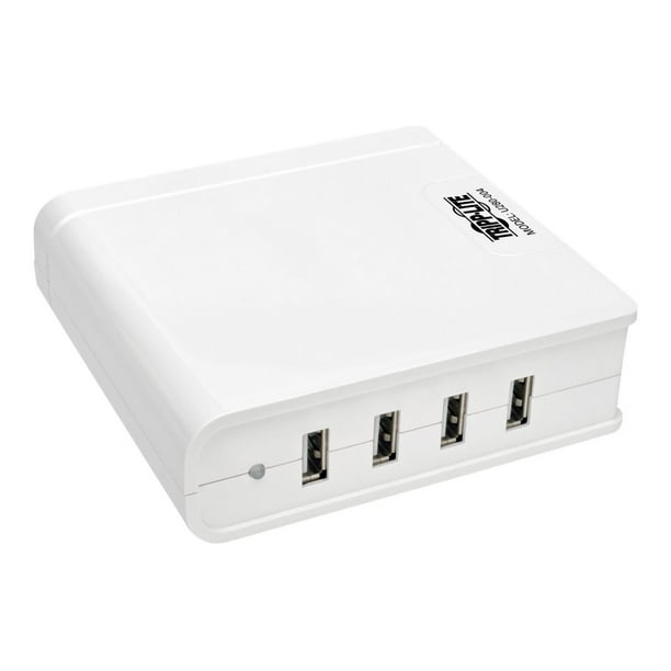 Tripp Lite 4Port USB Charging Station Hub 5V 6A/30W Tablet Smartphone