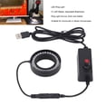 thumbnail image 4 of Microscope Fill Lamp, Adjustable Brightness Soft and Long Lasting LED Ring Light Even Illumination  for 46mm Monocular Stereo Microscopes, 4 of 7