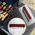 thumbnail image 4 of sunsanly Stainless Steel Burger Press Hamburger Bacon Press Heavy Duty Meat Smasher with Wood Handle Grill Tool for BBQ Panini Beef Sausage, 4 of 7