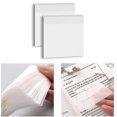 thumbnail image 1 of 100 Uds. De notas adhesivas transparentes, blocs de notas autoadhesivos, notas transparentes extraíbles autoadhesivas transparentes, 1 of 4
