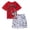 Spider Man Red White, variant on Spider-Man Little Boys' 2-Piece T-Shirt and Shorts Set Spider Man Red Blue