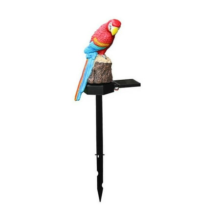 

Solar Power Parrot Stake Light On/Off Switch Simulation IP65 Waterproof Ground Lamp for Pathway Patio Yard