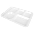 thumbnail image 4 of AMERTEER Assiette Multi-Grille Assiette Anti-Chute Assiette Alimentaire Style Simple Assiette Divisée pour le Déjeuner, 4 of 7
