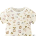 thumbnail image 5 of Loopsun Newborn Romper Print Short Sleeve Bodysuit Jumpsuit for 0-24M, 5 of 5