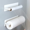 thumbnail image 3 of Soporte Para Toallas De Papel, Portarrollos De Papel Higiénico Sin Perforaciones Montado En La Pared Para Cocina Para, 3 of 7