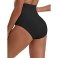thumbnail image 3 of INSPIRE CHIC Women's High Waisted Briefs Shapewear Tummy Control Shaping Underwear S Black, 3 of 5