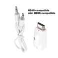 thumbnail image 2 of Convertidor de cable de audio HD a VGA Adaptador de video de bajo consumo 1080P Dispositivo VGA Ourput, blanco Methold EL4879-01, 2 of 2