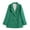 Green, variant on Jacenvly 2024 Blazers for Women Lapels Long Sleeve Mid-Length Office Suit Blousebutton Pocket Solid Cardigan Coat Soft Comfort Casual Fashion Slimming Top