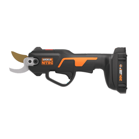 WORX - 20V Cordless Brushless Pruning Shear (1 x 2.0 Ah Batteries and 1 x Charger) - Black