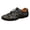 Black, variant on NOKIO Men's Outdoor Backpacking Shoes Closed Toe Hiking Sandals, Breathable Hollow Sports Shoes with Adjustable Elastic Strap, Summer Casual Athlet𝗂c Sandles Fisherman Beac𝗁 Slippers