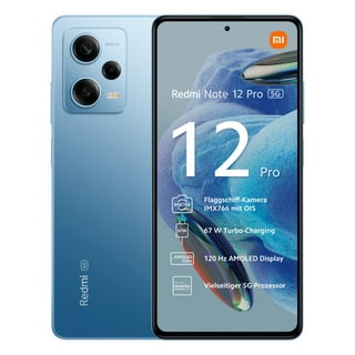 Xiaomi Redmi Note 12 Pro 5G + 4G (256GB + 8GB) Factory Unlocked 6.67 50MP  Triple Camera (Only Tmobile/Metro/Mint USA Market) + Extra (w/Fast Car  Charger Bundle) (Midnight Black (Global)) : Cell Phones & Accessories 