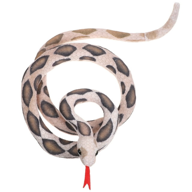 LOLIPPYY 1Set Large Stuffed Snake Toy for and Gathering Party Realistic Design 11.8 Inches Long Short Plush