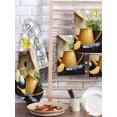 thumbnail image 2 of Spring Kitchen Dish Towels for Drying Dishes Set of 2, Country House Eggs Birds Botanical Floral Plaid Waffle Weave Microfiber Hand Tea Bathroom Towels Quick Dry & Absorbent Towel 15.7x23.6, 2 of 7