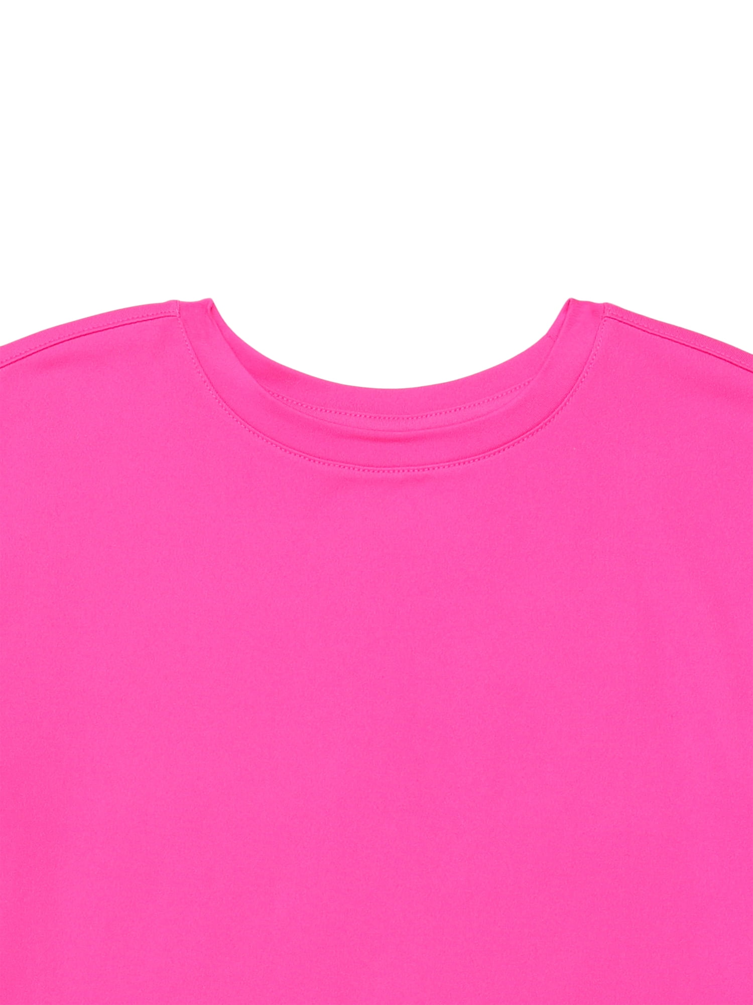 Athletic Works Girls Active Flowy Tee, Sizes 4-18 & Plus