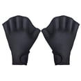 thumbnail image 4 of Women's Gloves Mittens Us Swimming Gloves Fit Swim Training Gloves Gloves Fitness Water Resistance Training Gloves For Swimming Diving With Wrist Strap,Black Women's Accessories Gloves Mittens M, 4 of 6