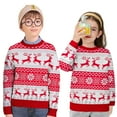 thumbnail image 4 of Aideaone Kids Ugly Christmas Sweater Boys Girls Xmas Holiday Party Pullover Tops 3-12 Years, 4 of 7