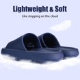 thumbnail image 4 of Cloud Slippers for Women and Men, Pillow House Slippers Shower Shoes Indoor Slides Bathroom Sandals, Ultimate Comfort, Lightweight, Thick Sole, Non-Slip, Easy to Clean, 4 of 6