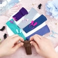 thumbnail image 3 of 6Sets 6 Colors Polyester Doll Clothes Set Dolls Replace Sweater Accessories Mixed Color 130~137x40~48x1.5~2.5mm 1 colors/set, 3 of 5