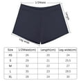 thumbnail image 2 of Ruisita 2 Pack Girl Boy Cut Low Rise Shorts Comfortable Dance and Bike Shorts Skirt Shorts for Teenagers, 2 of 6