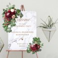 thumbnail image 3 of Wedding Welcome Sign Flowers Terracotta Artificial Arch Flower Swag for Ceremony Reception Fall Winter Wedding Decoration, 3 of 6