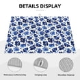 thumbnail image 4 of Kdxio Blue Ink Flowers for Dish Drying Mat,24*18 inch Absorbent Dish Drainer Kitchen Counter,Large Size Dish Drying Pad for Countertops,Draining Racks, 4 of 9