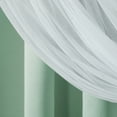 thumbnail image 6 of TOWN & COUNTRY LUXE Talia Double Layer Indoor Curtains, Sheer and Room Darkening Blackout, Grommet Top, Energy Efficient, 2-Pack Set, 52"x84", Aqua, 6 of 6