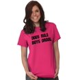 thumbnail image 5 of Cute Dogs Rule Boys Drool Pet Owner Women's Graphic T Shirt Tees Brisco Brands L, 5 of 6