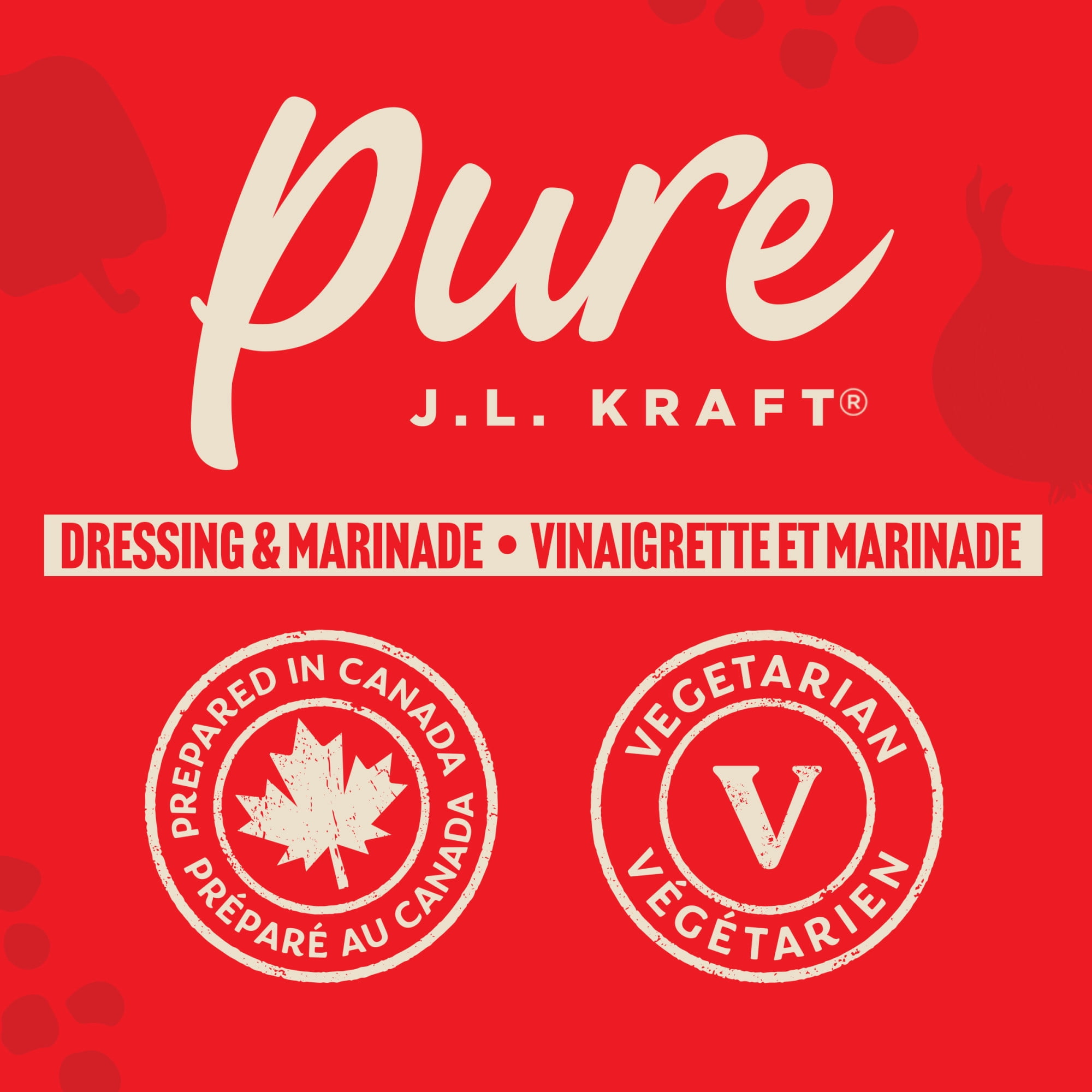 Vinaigrette Et Marinade Italienne Classique Pure J.L. Kraft, Bouteille