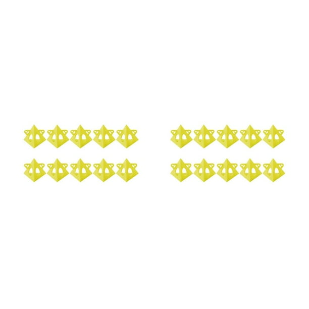 Eigraketly 10X almohadilla de pintura estante de pintura herramienta de carpintería soporte multicolor accesorios para el hogar suministros de Amarillo 2Conjunto