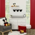 thumbnail image 2 of Disney Mickey Mouse Black Plush 3 Piece Wall Décor, 2 of 5