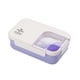 thumbnail image 1 of melotizhi Bento Lunch Box Reusable 3 Compartment Food Container For School Work Travel Student Lunch Box Bento Box, Purple, 1 of 8