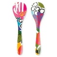 thumbnail image 1 of French Bull Salad Server 2 Piece Set - Melamine Dinnerware - 13" - Outdoor, Party, Utensils - Oasis, 1 of 4