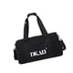thumbnail image 3 of Bolsa de viaje de lona, ​​bandolera con bolsillo para artículos húmedos, bolsa deportiva de gran capacidad para fitness. Negro, 3 of 9