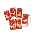 thumbnail image 4 of Pisexur Belleza Maquillaje Sobres rojos del Año Nuevo Chino 2026 - Año del Caballo (6 unidades)para mujeres y hombres, 4 of 8