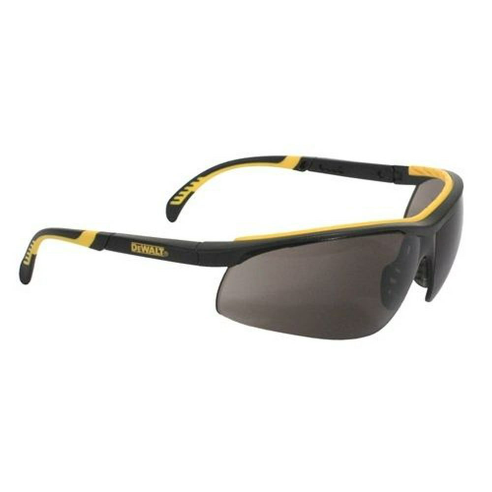 DeWalt Dual Comfort Safety Glasses with Black Frame and Smoke Lens