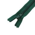 thumbnail image 2 of UNIQUE CREATIV All‑Purpose Closed‑End Zipper, 18 cm, Forest Green, 2 of 3