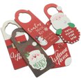 thumbnail image 2 of EXHUMKY Christmas Wooden Hanging Ornaments Set of 5 Assorted Colors Festive Holiday Home Decoration, 2 of 6