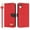 Red, variant on Allytechgroup Flip Wallet Case for iPhone XR, RFID Blocking PU Leather Phone Case with Credit Card Slot Shoulder Strap Wrist Strap Shockproof Back Cover for iPhone XR, Red