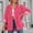 *Pink, variant on Women's Long Sleeve Denim Jacket ,Lapel Button Up Vintage Shacket Jacket with Pockets Khaki,Womens Plus M