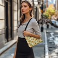 thumbnail image 4 of Eheartsgir PU Leather Underarm Sling Bag for Women, Sunflower Butterfly Print with Strap Shoulder Bags for Travel Work, 4 of 8