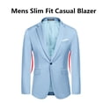 thumbnail image 4 of COOFANDY Men's Slim Fit Casual Blazers Lightweight Sport Coats One Button Suit Jackets, 4 of 6