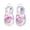 White, variant on Girls Glitter Closed Toe Fisherman Sandals Floating Decoration Adjustable Hook and Loop Ankle Strap Waterproof Summer Water Shoes