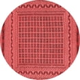 thumbnail image 1 of Ahgly Company Indoor Round Southwestern Red Country Area Rugs, 8' Round, 1 of 4