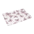 thumbnail image 2 of Bingfone Pink Butterflies (2) Door Mat 16"X24" Front Entrance Non-Slip Low Profile Washable For Entryway, 2 of 8