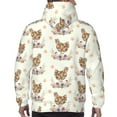 thumbnail image 5 of Hoodies for Men - Abstract Flower Print Chicken Long Sleeve Comfrt Men'S Fashion Hoodies & Sweatshirts, Sweatshirts for Men Hoodies Pullover Clothing Clothes with Pouch, 5 of 7