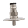 thumbnail image 4 of Adaptador de barril de acero inoxidable 304 de fácil instalación con conexión rápida de abrazadera triple de 1,5 pulgadas a poste de bloqueo de bola Poste líquido, 4 of 8