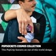 thumbnail image 2 of PopSockets Grip with Swappable Top for Cell Phones, PopGrip Magenta Nebula, 2 of 6