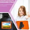 thumbnail image 2 of TECH CIRCLE Case for Onn 10.1" Gen 3 2022 Tablet,360 Rotating Stand Hand DropProof Shockproof Cover with Handle Strap/Shoulder Strap/Kickstand Protective Case for Onn 10.1 Model 100071485,Orange/Black, 2 of 8
